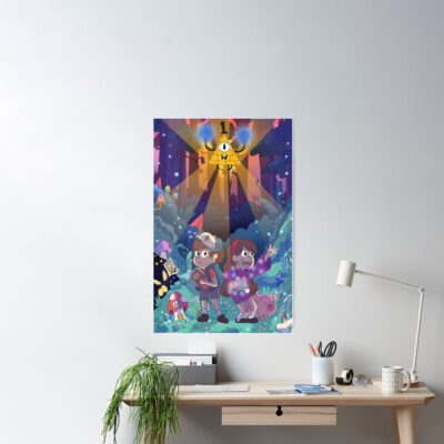 The Mystery Twins! Poster Official Gravity Falls Merch