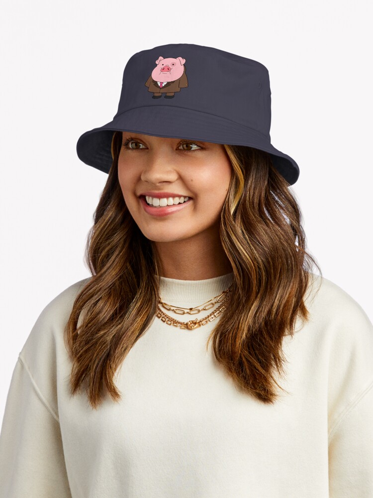 Gravity Falls Boss Waddles Bucket Hat Official Gravity Falls Merch
