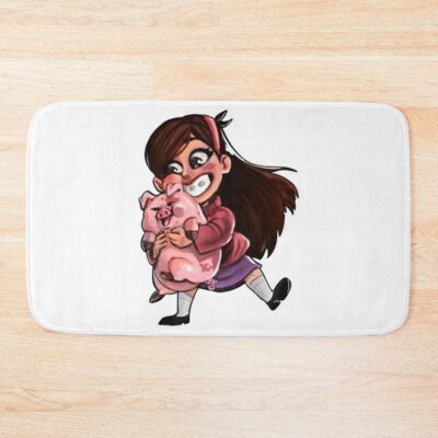 Gravity Falls T-Shirtfanart Mabel And Waddles - Gravity Falls Bath Mat Official Gravity Falls Merch