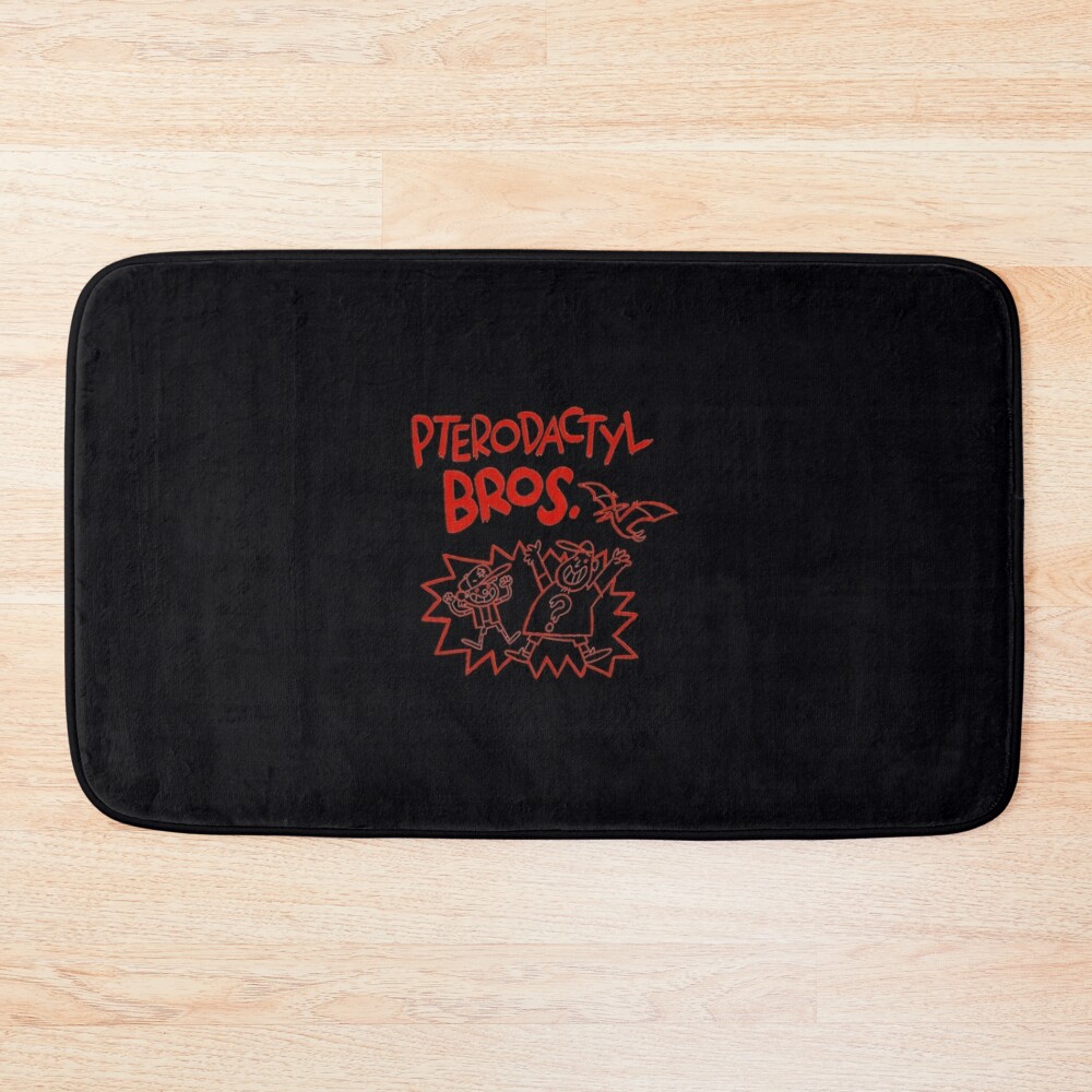 Gravity Falls Pterodactyl Bros Replica Bath Mat Official Gravity Falls Merch