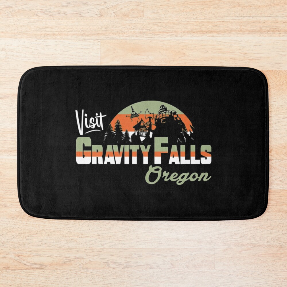 Gravity Falls T-Shirtvisit Gravity Falls Bath Mat Official Gravity Falls Merch