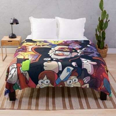 Gravity Falls Throw Blanket Official Gravity Falls Merch