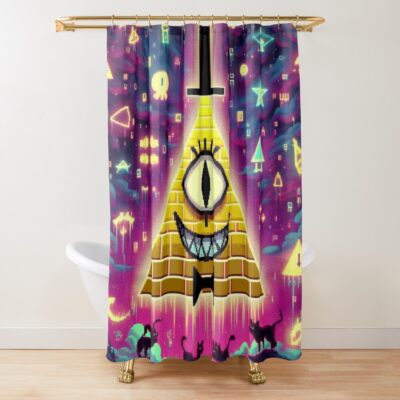 Gravity Falls Shower Curtain Official Gravity Falls Merch