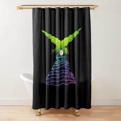Weirdmageddon Gravity Falls Shower Curtain Official Gravity Falls Merch