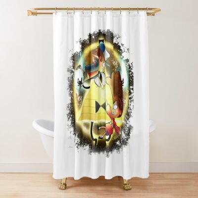 When Gravity Falls Shower Curtain Official Gravity Falls Merch